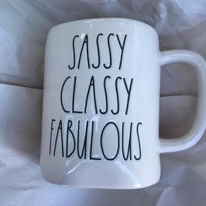 Rae Dunn “Sassy Classy Fabulous” Mug NWT